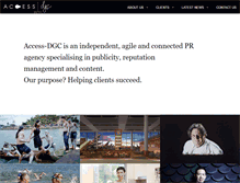 Tablet Screenshot of accesspr.com.au